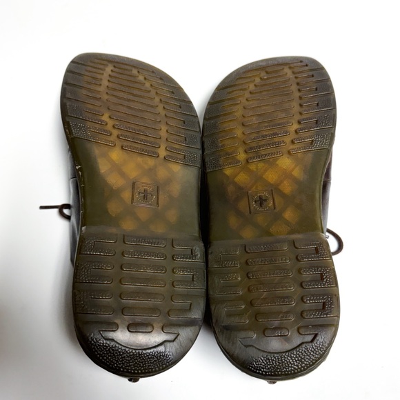 Dr. Martens Lorrie 3 Dark Brown Leather Lace Up Mary Jane - Picture 6 of 7